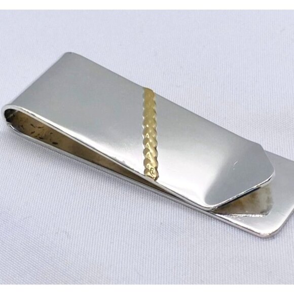 Tiffany & Co Sterling Silver 925 18K Money Clip 19.4 Grams - Picture 9 of 9